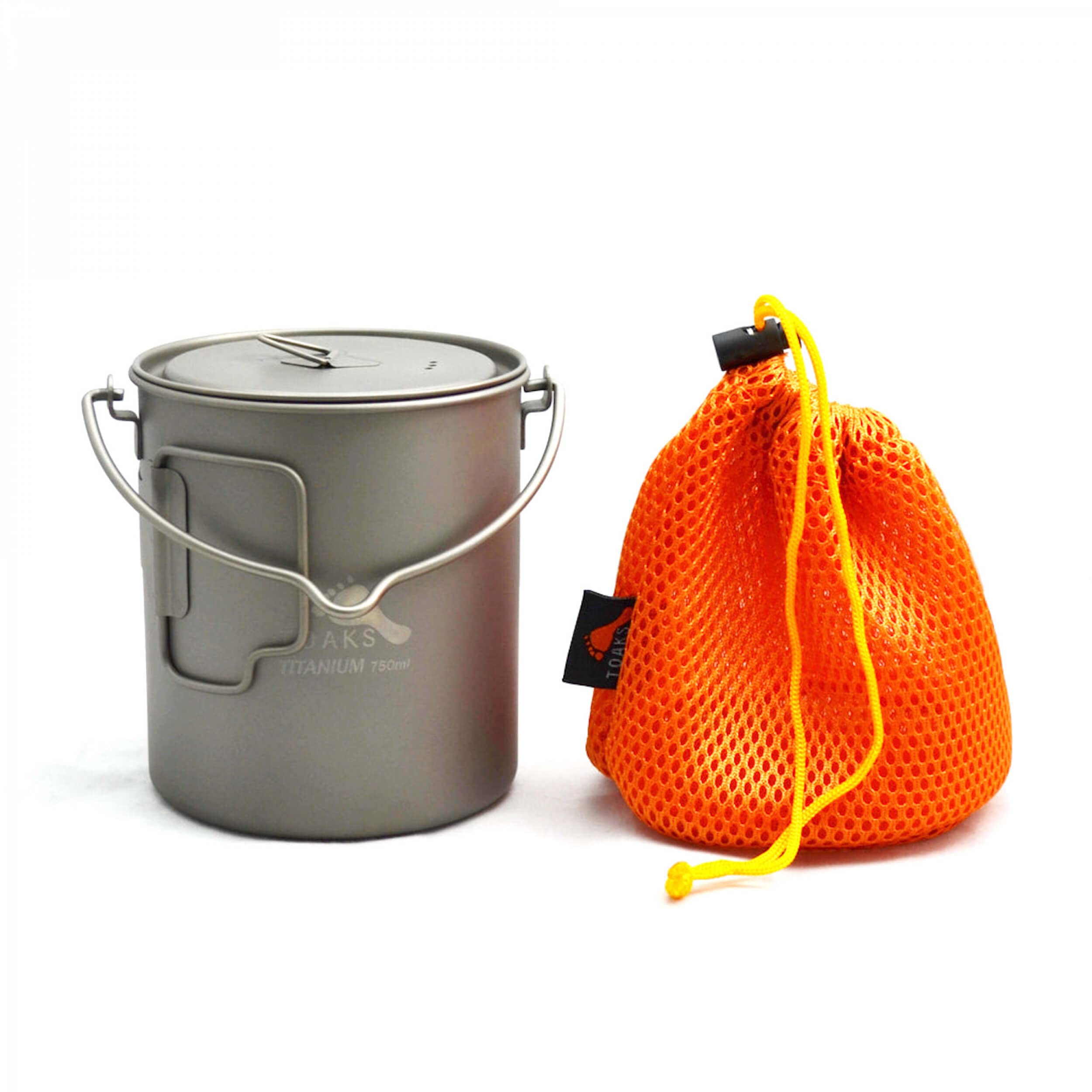 TOAKS Titan 750ml Kochtopf mit Bail Handle (750ml[POT-750-BH])