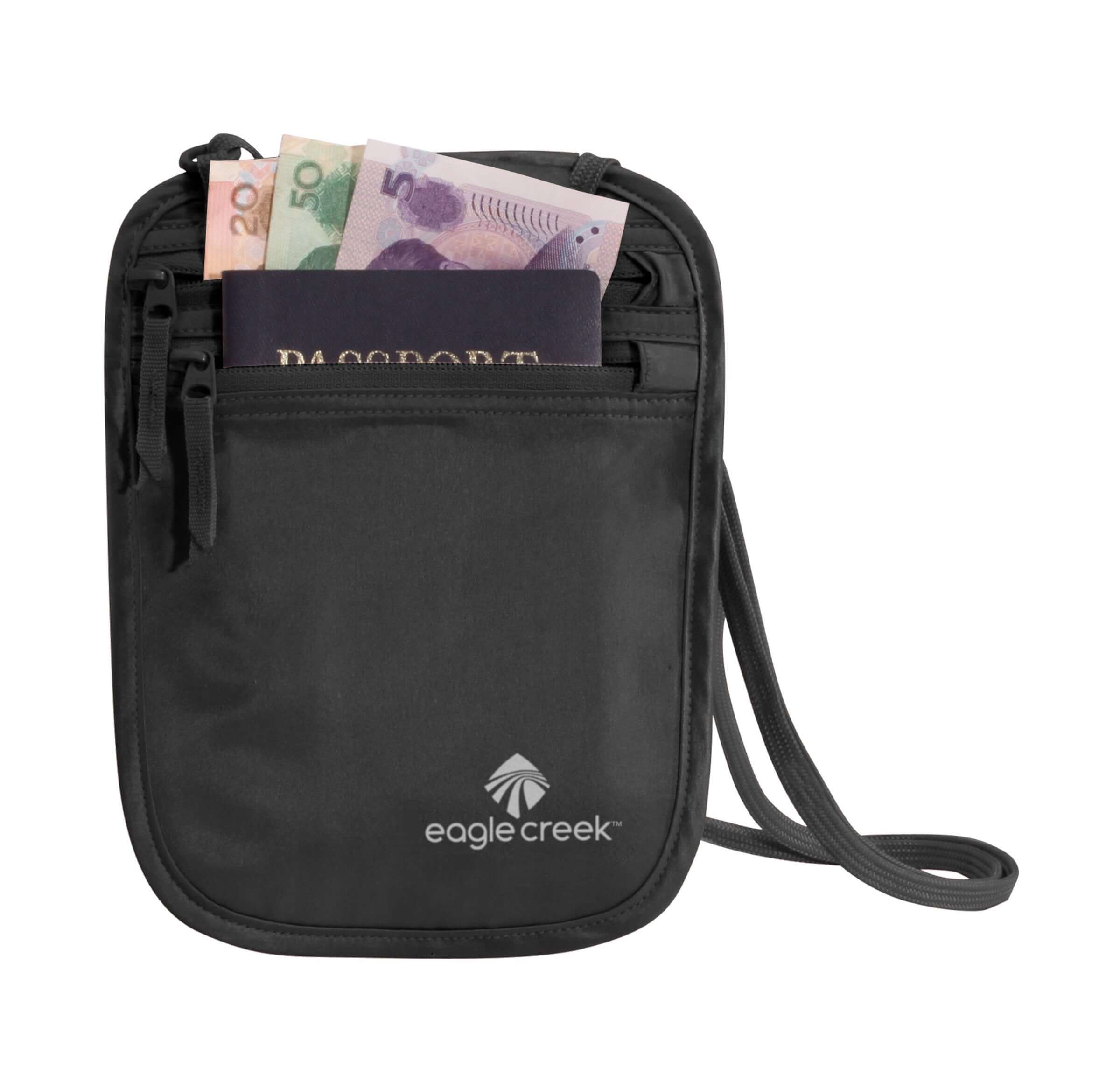 Eagle Creek Silk Undercover Neck Wallet Geldtasche für Sport und Reisen aus Seide Brustbeutel