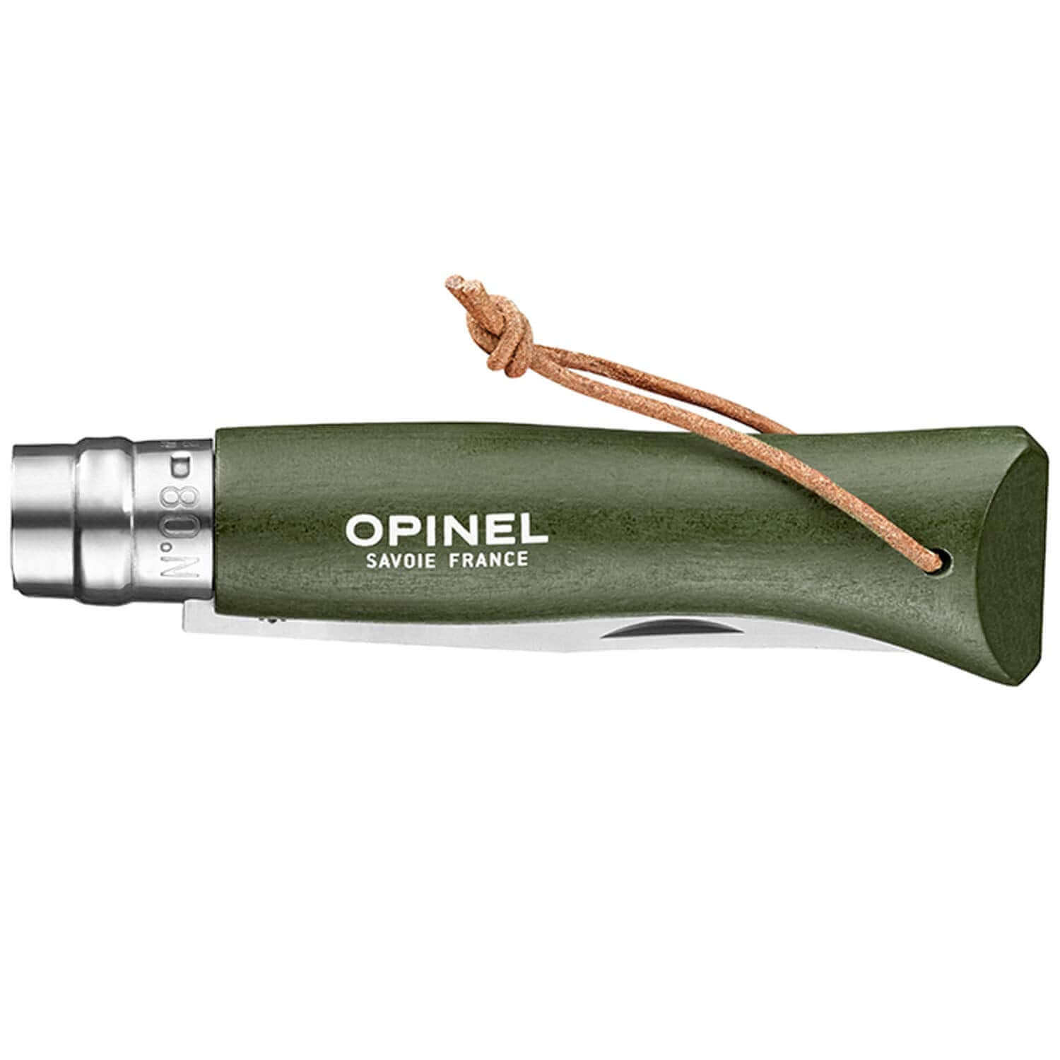 Opinel N°08 mit Lederglied