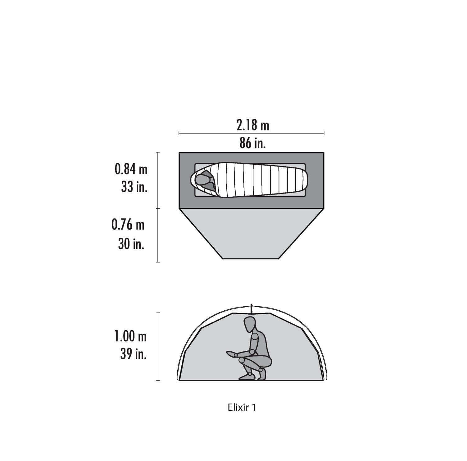 MSR Elixir 1 Tent V2 Zelt