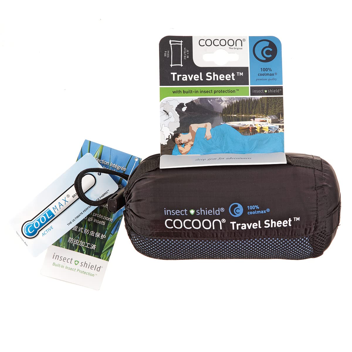 Cocoon TravelSheet Coolmax Insect Shield