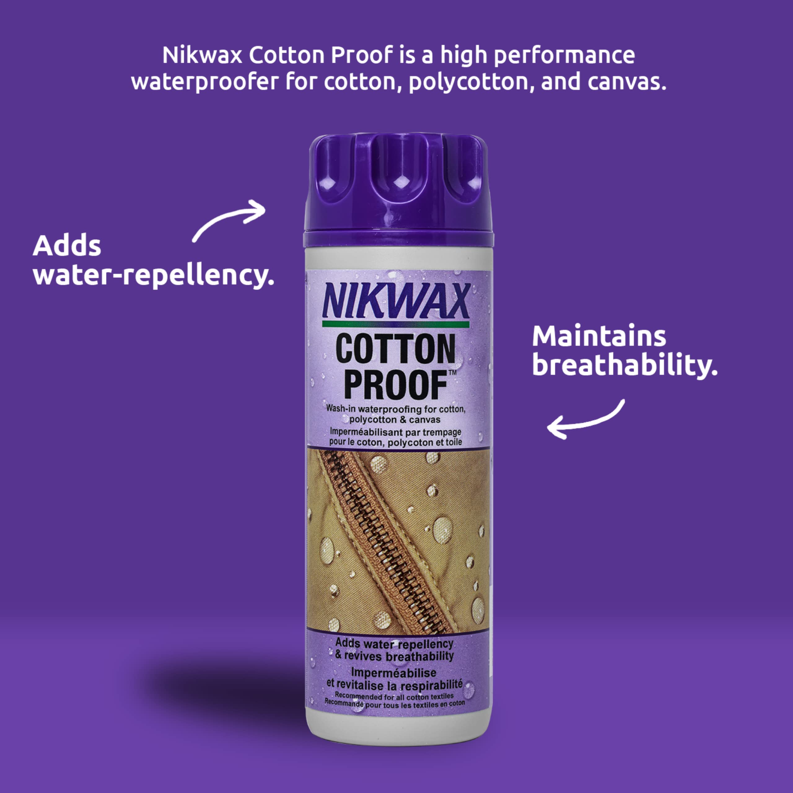 Nikwax Cotton Proof, Einwaschbare Imprägnierung für Baumwolle