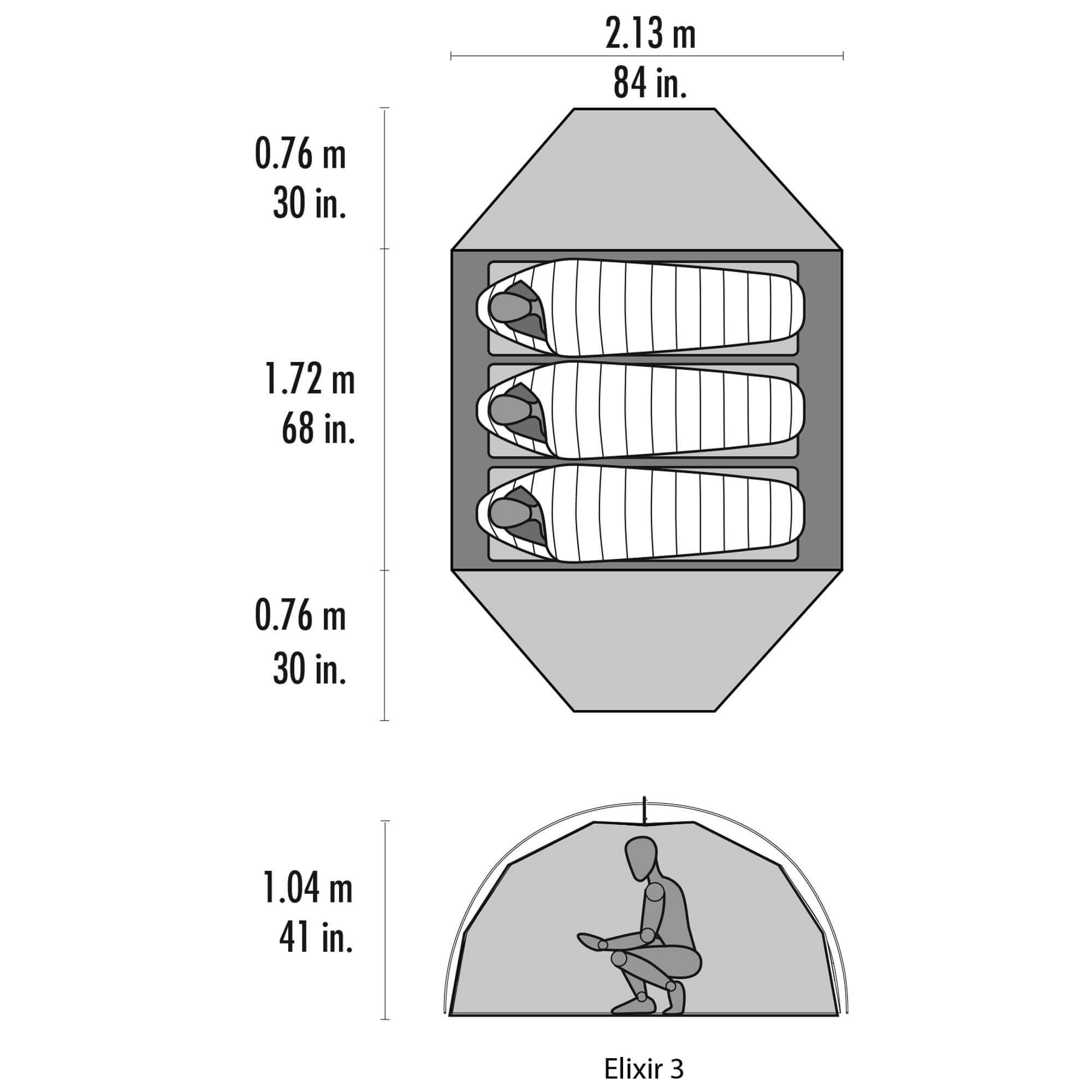 MSR Elixir 3 Tent V2 Zelt