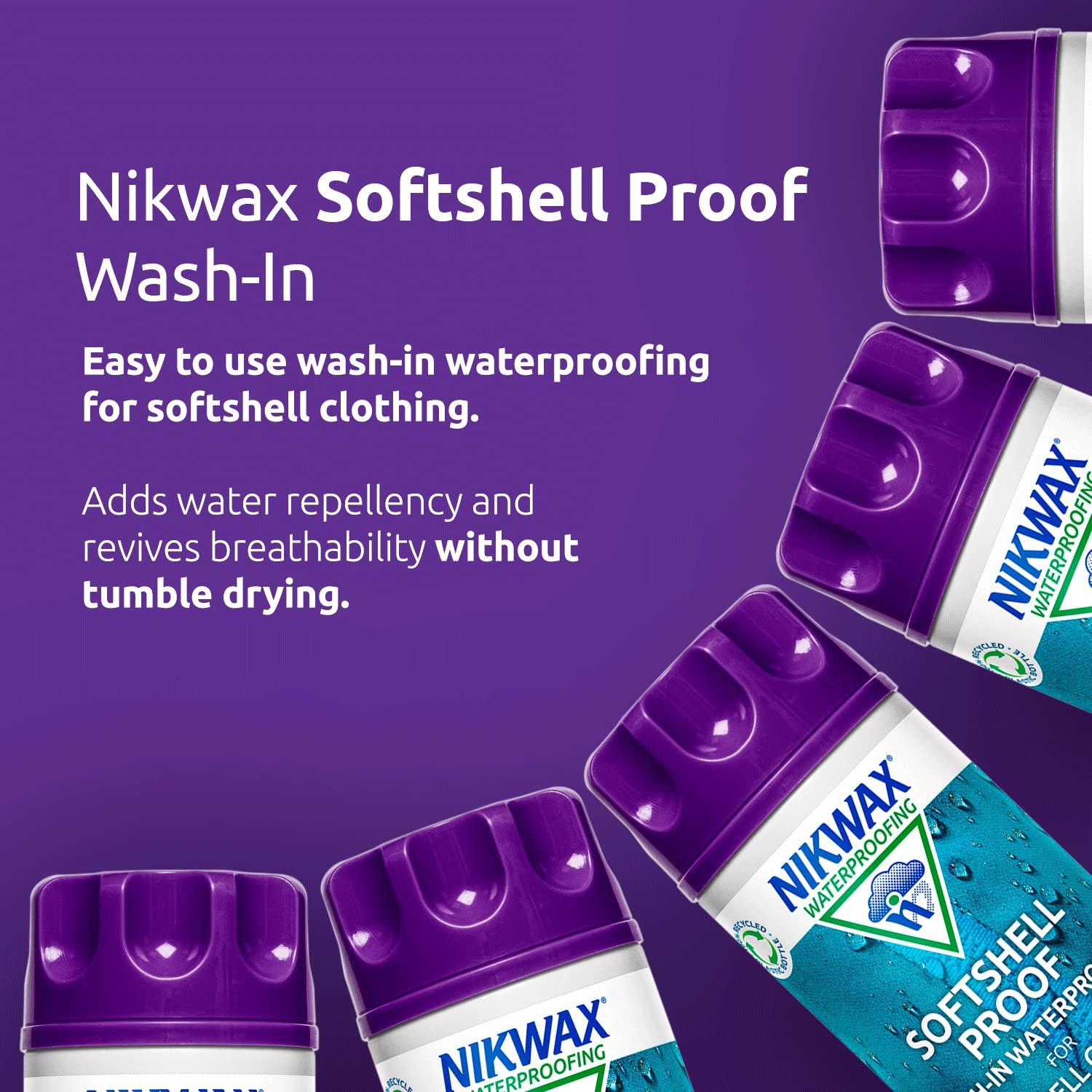 Nikwax Softshell Proof Einwaschbare Imprägnierung für Softshells