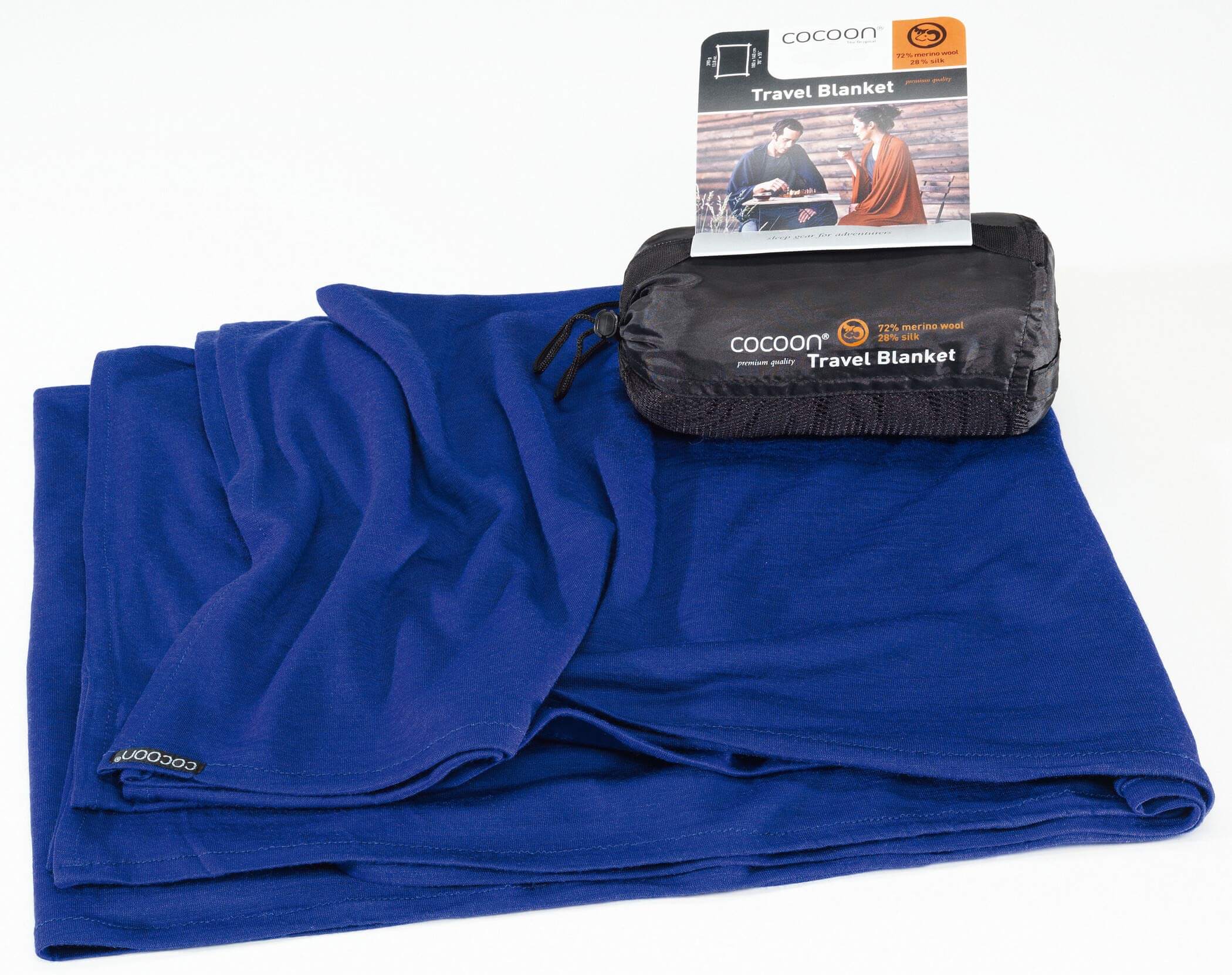 Cocoon Travel Blanket Reisedecke Merinowolle/Seide