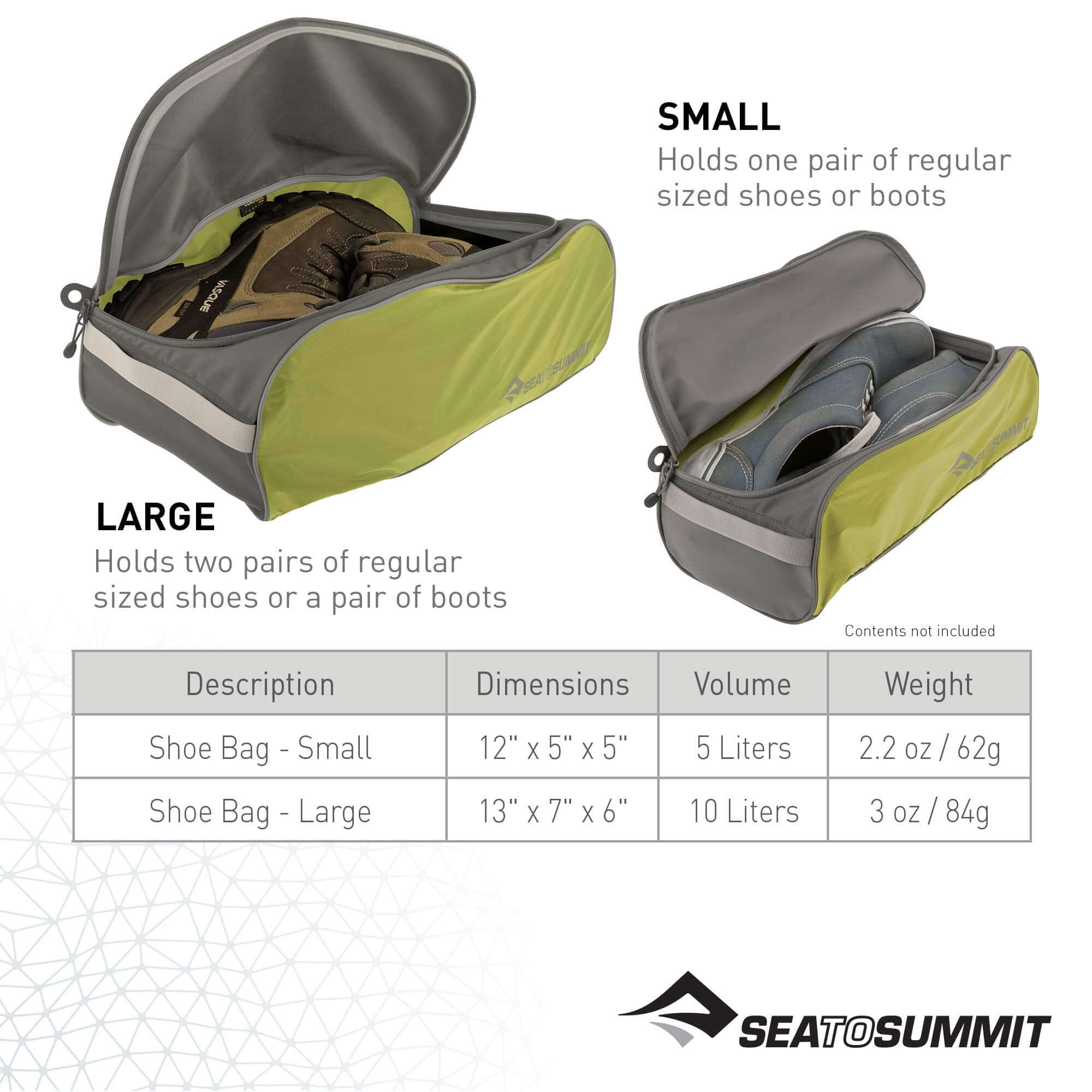 Sea to Summit TravellingLight Shoe Bags Large - Schuhbeutel/Stiefelbeutel